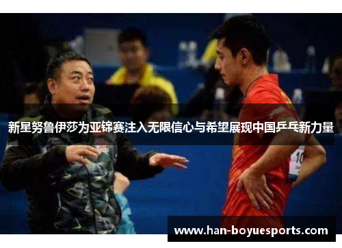 新星努鲁伊莎为亚锦赛注入无限信心与希望展现中国乒乓新力量 新星努鲁伊莎为亚锦赛注入无限信心与希望展现中国乒乓新力量